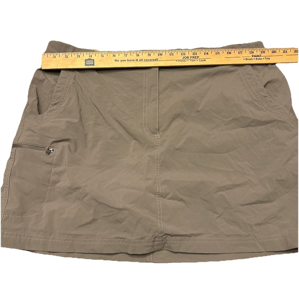 LL Bean Women's size 18 Reg Water-Repellent Comfort Trail Skort‎ Mid-Rise 290595 - Picture 2 of 7